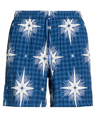 Man Shorts & Bermuda Shorts Blue Size L Viscose