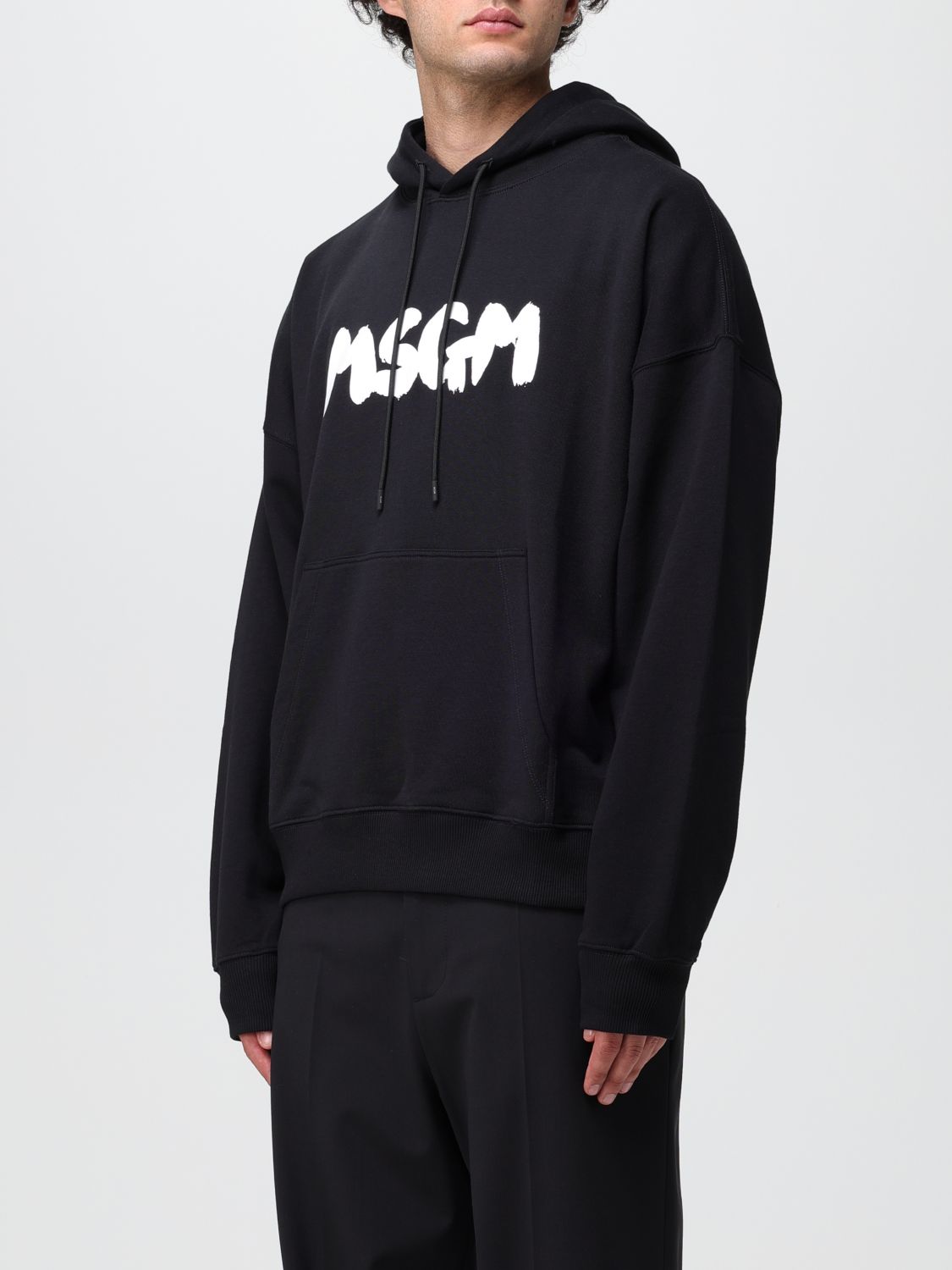 Sweatshirt Men color Black