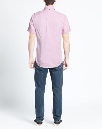 Man Shirt Pink Size 15 ¾ Cotton, Elastane