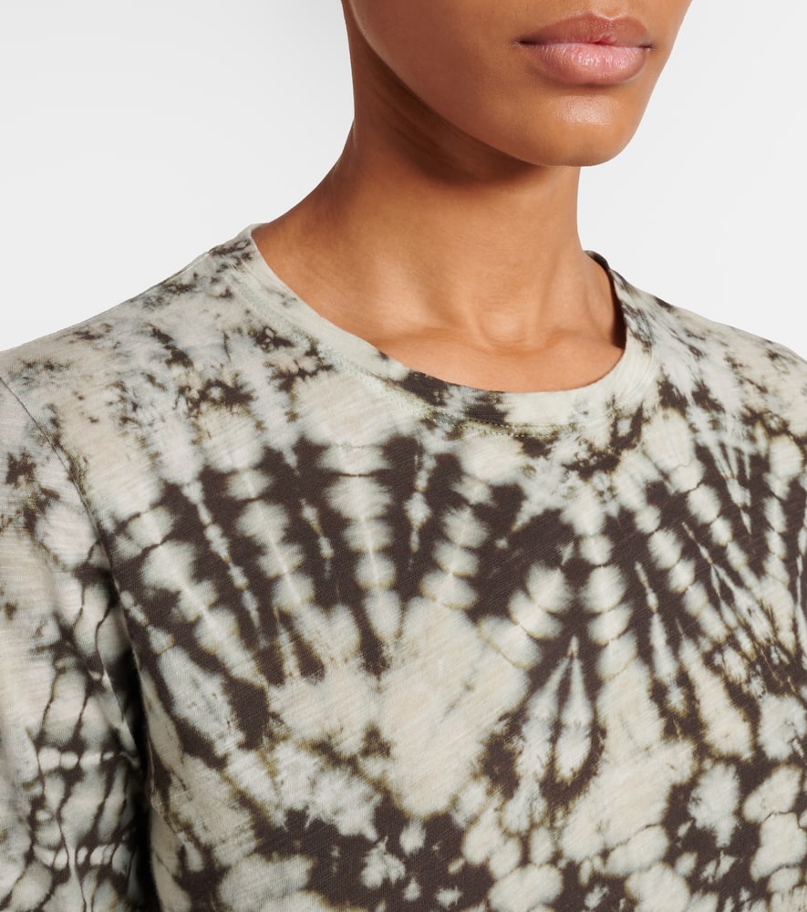 Mia tie-dye cotton jersey top