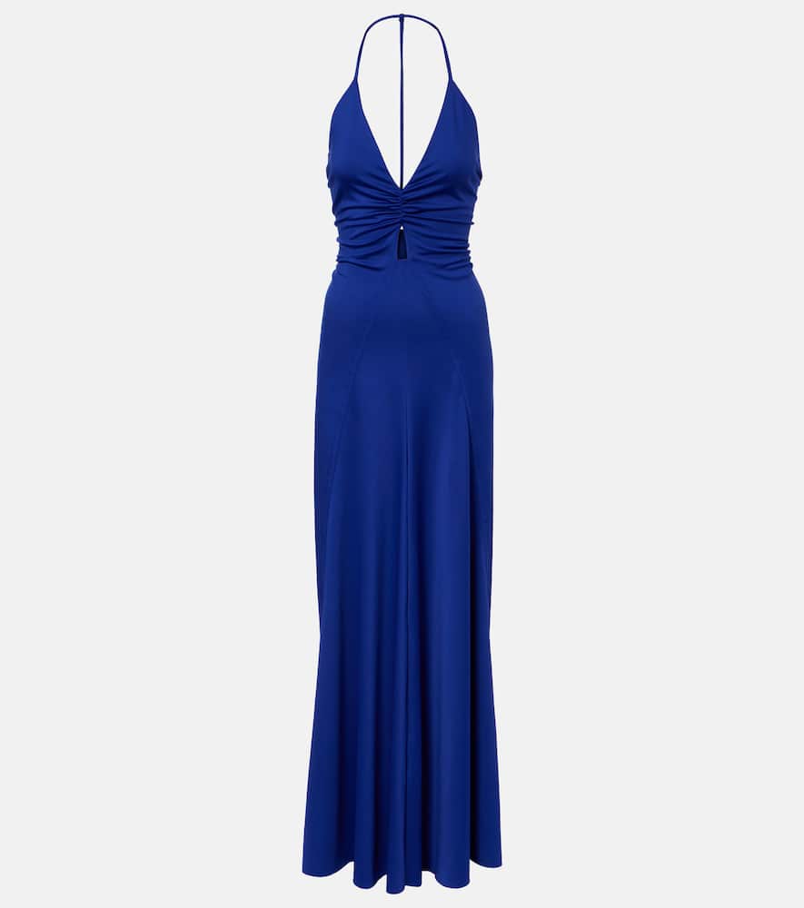 Ruched maxi dress