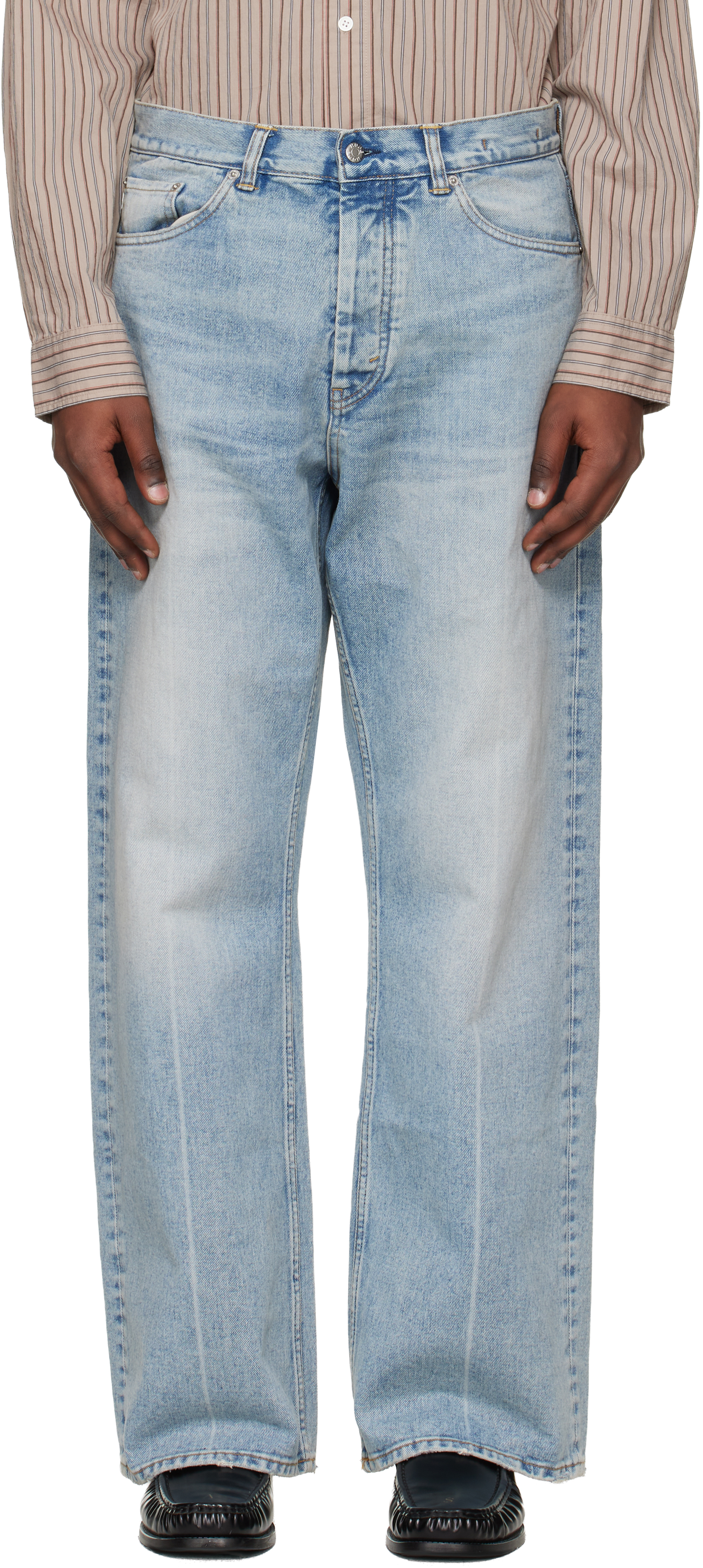 Blue Loose-Fit Jeans