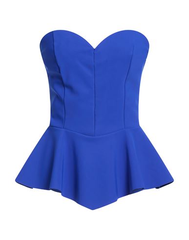 Woman Top Bright blue Size 6 Polyamide, Elastane