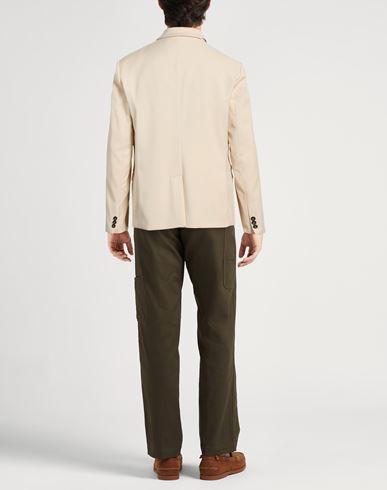 Man Blazer Beige Size XXL Polyester, Viscose, Elastane