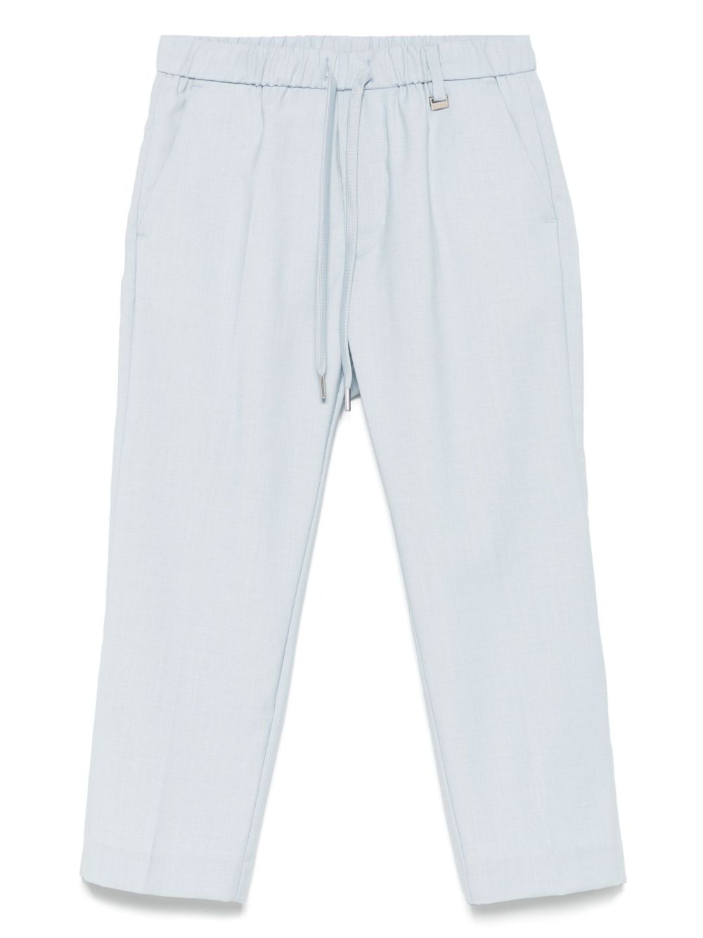 I'm brian slub-texture trousers - Blue