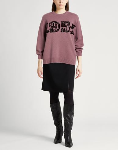 Woman Sweater Mauve Size S Wool, Cashmere