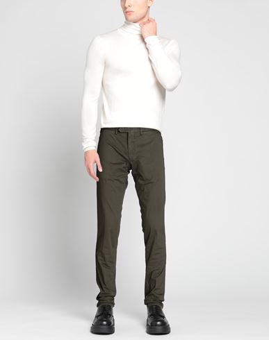 Man Pants Khaki Size 34 Cotton, Elastane