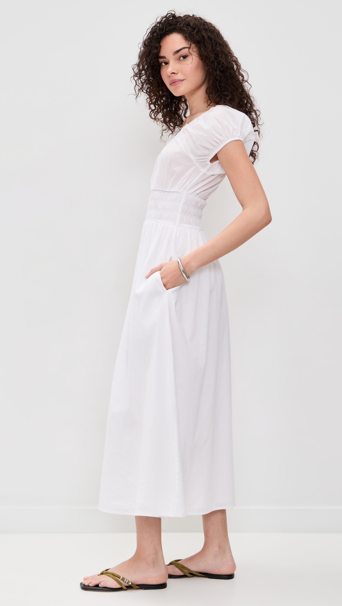 The Swoon Dress White