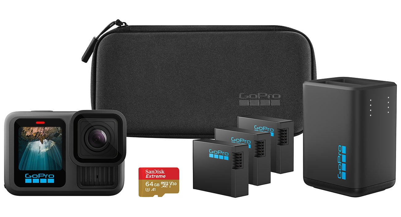 HERO13 Black Action Camera Extended Power Bundle