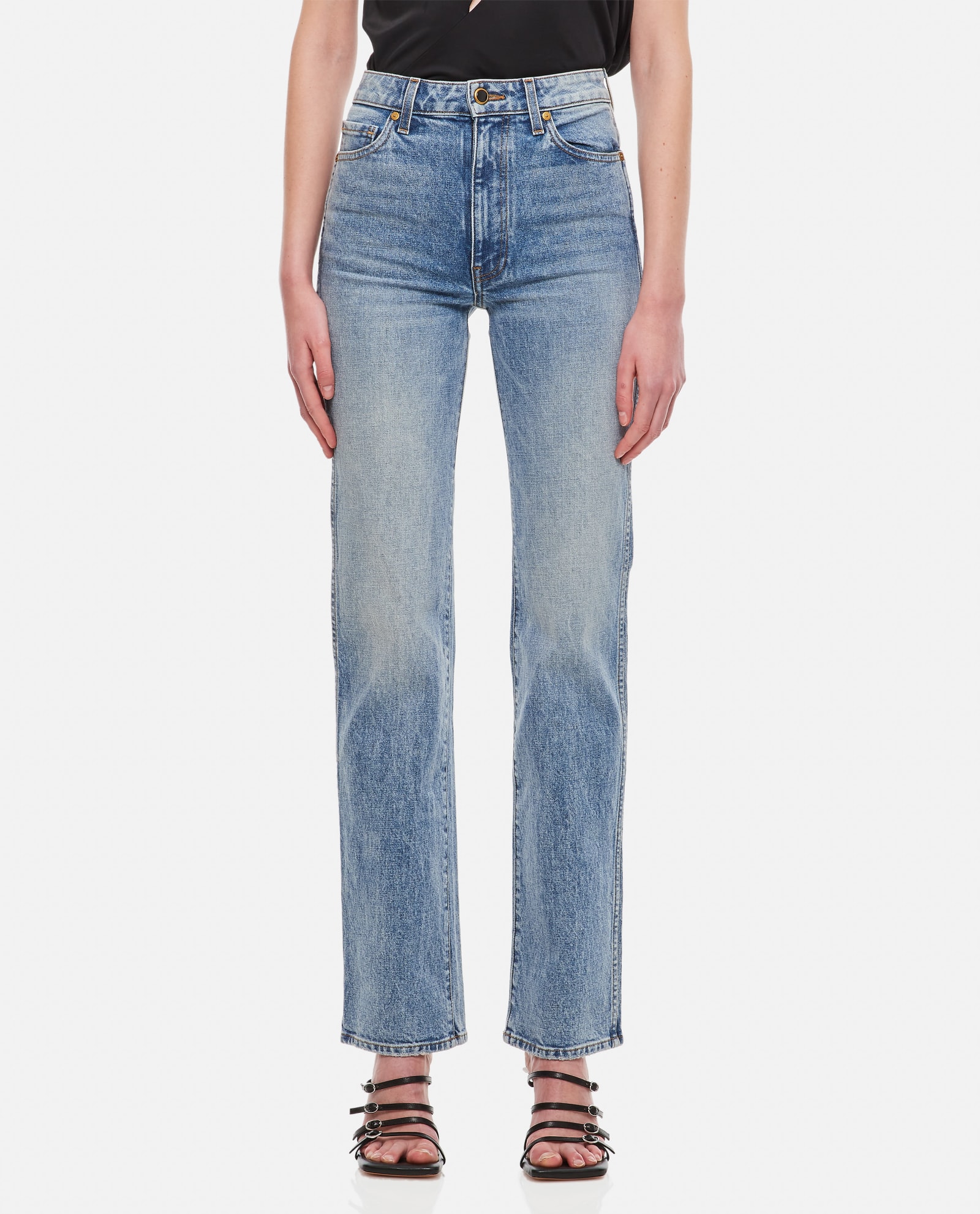 Danielle High Waisted Cotton Jeans