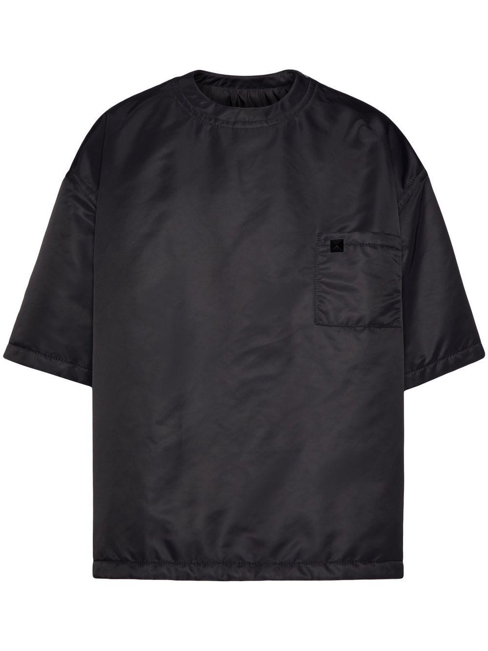 Stud detail T-shirt - Black