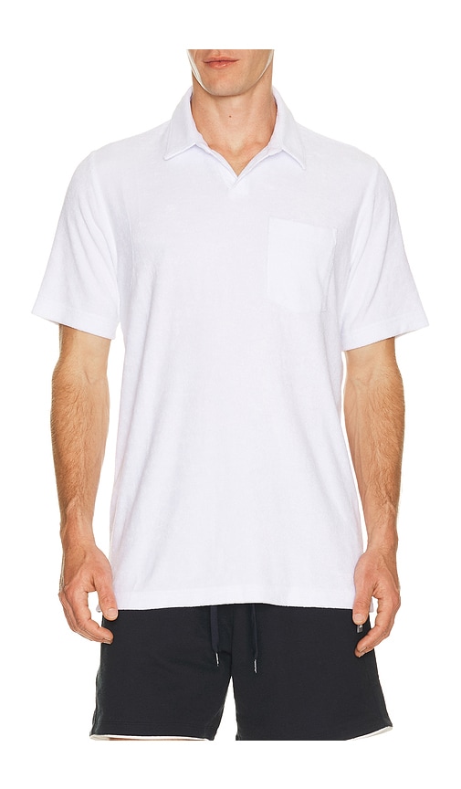 TravisMathew Beach Club Popover in White. M. Also in S, L, XL/1X
