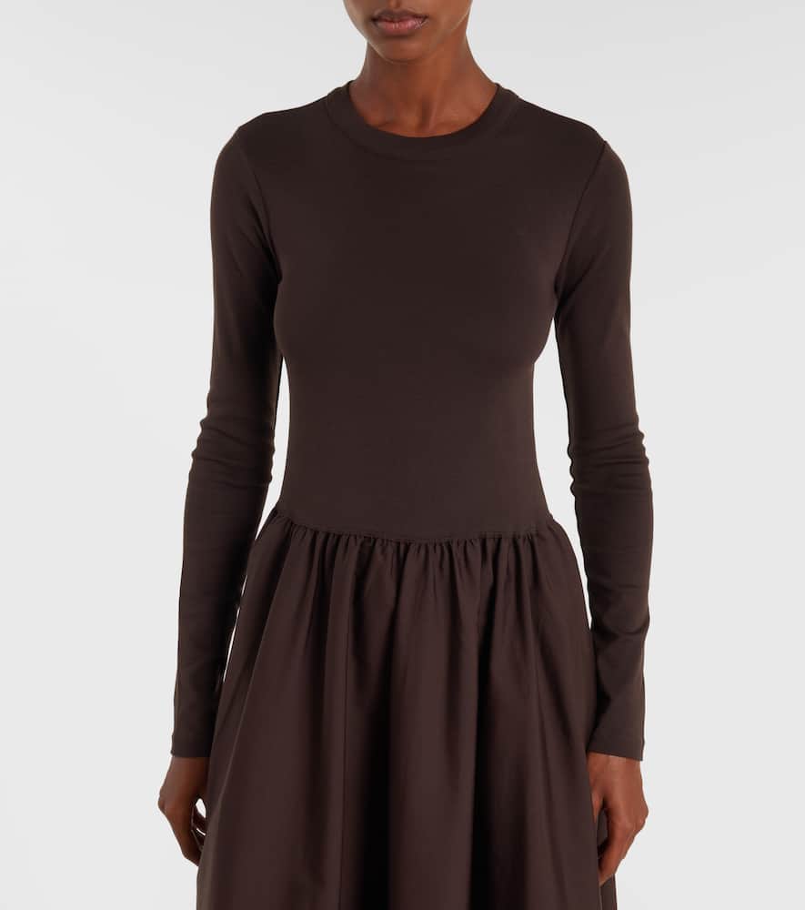 Cotton midi dress