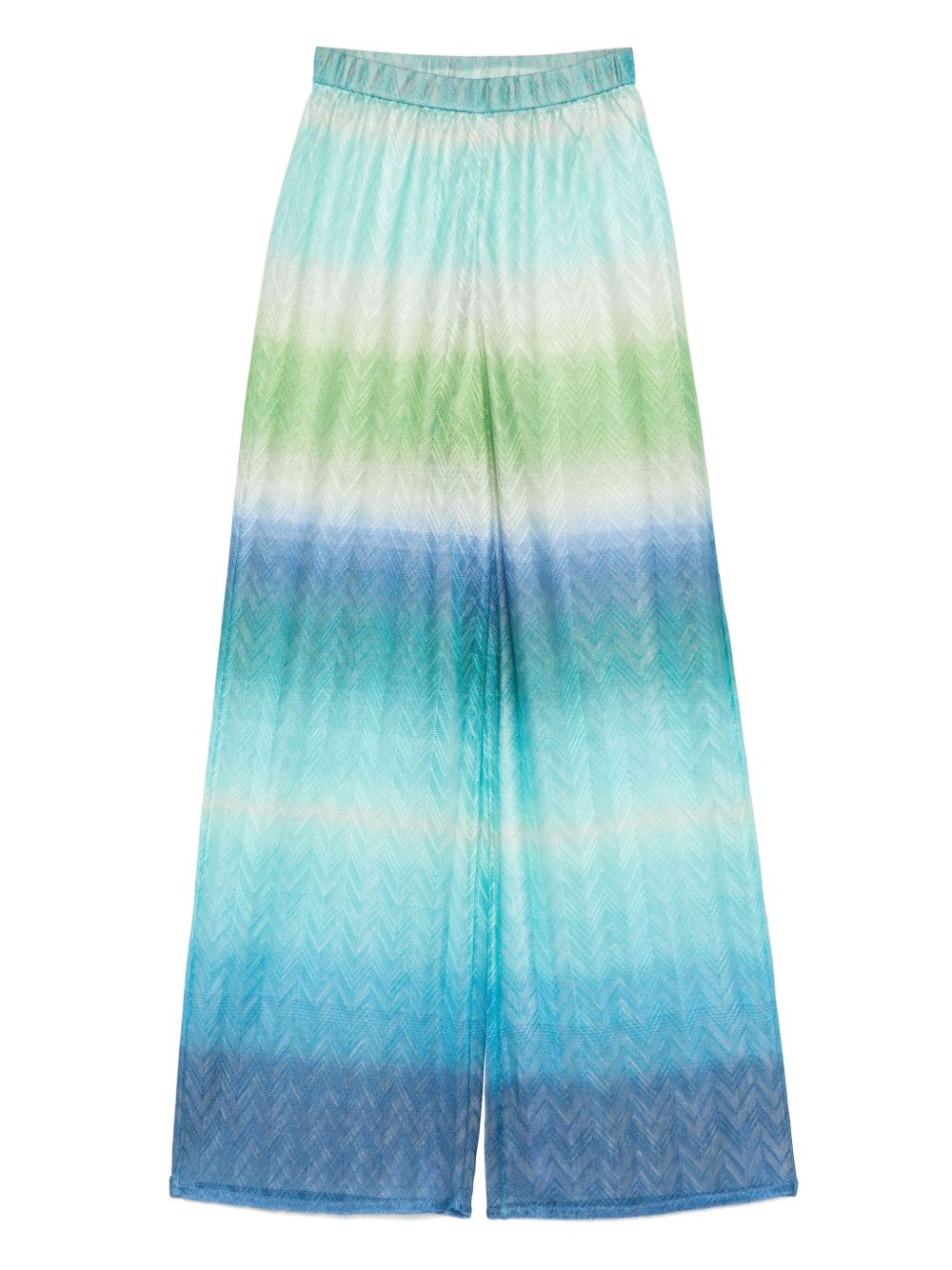 Gradient-effect pants - Green