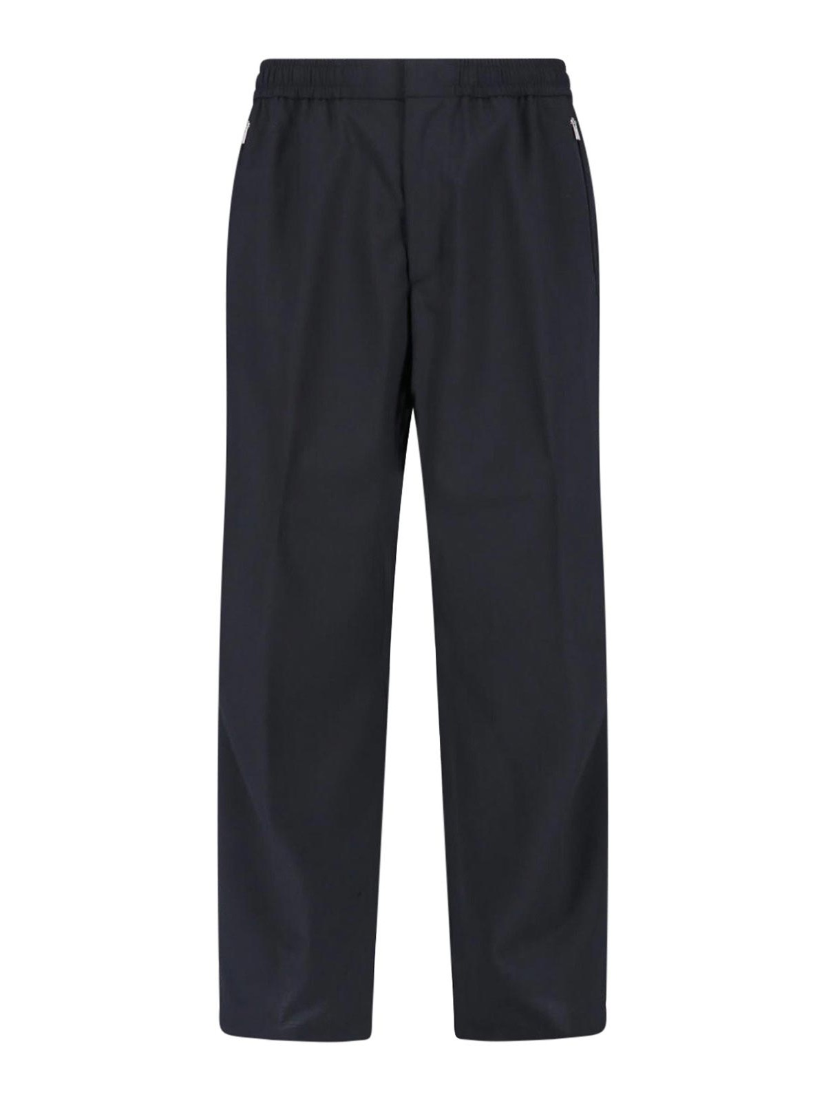 Wool blend trousers