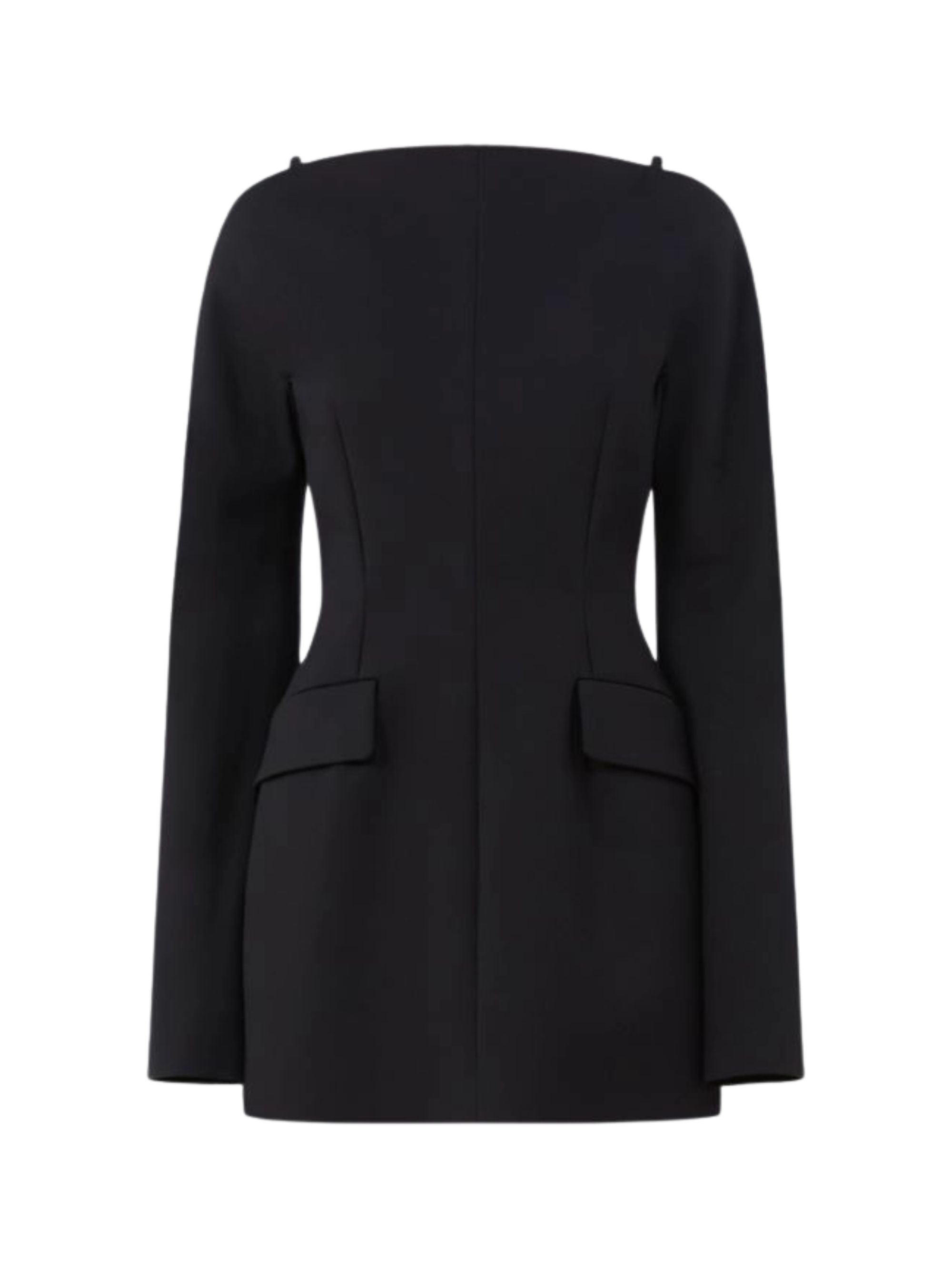 Shoulder Pad Mini Dress
