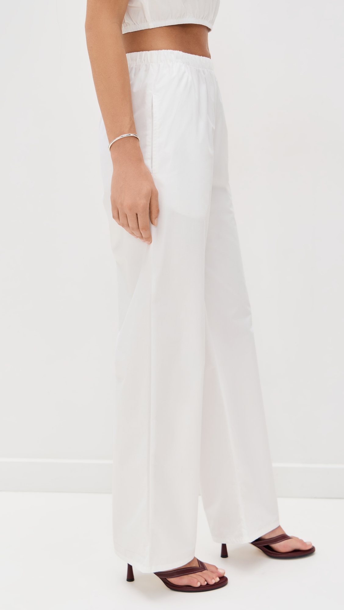 Camille Pants White