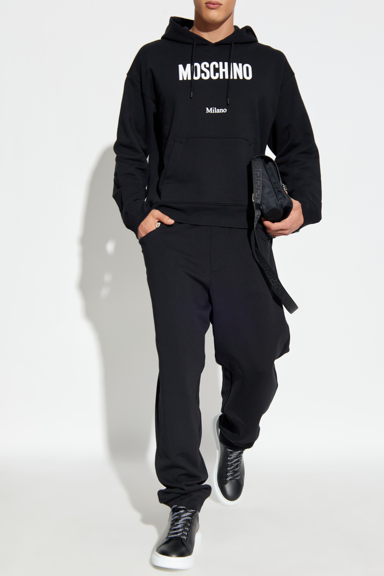 Sweatshirt With Print, Men's, Black