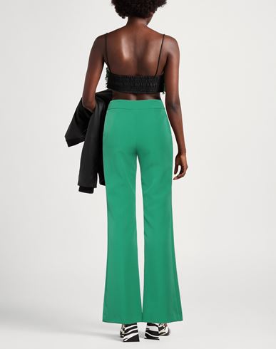 Kocca Woman Pants Green Size 6 Polyester, Elastane