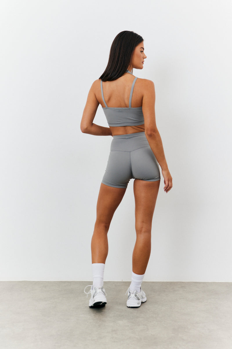 Soft Touch Cross Over Waist Cycling Shorts