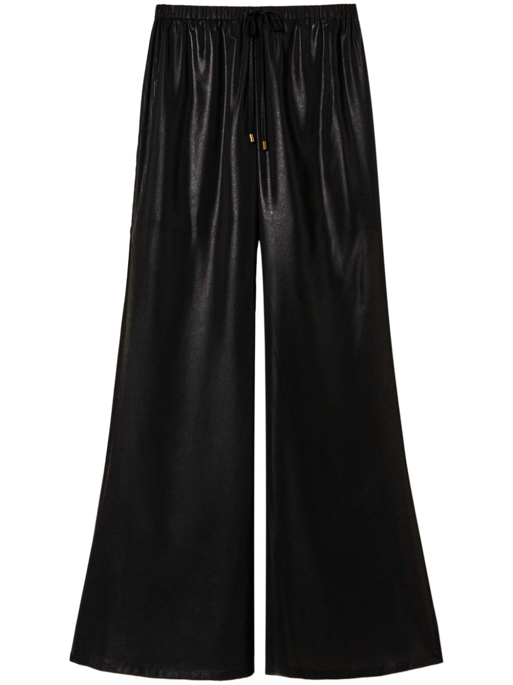 Semi-sheer trousers - Black