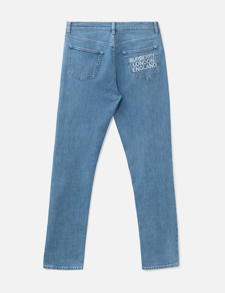 Washed Elastic Jeans