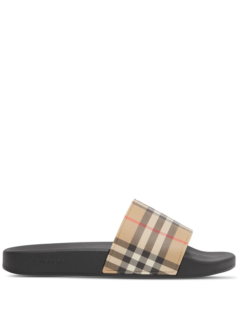 Vintage Check slides - Neutrals