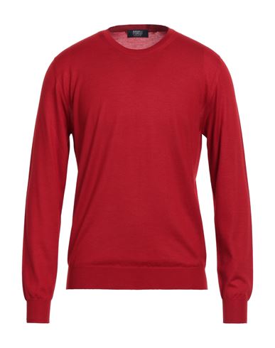 Man Sweater Red