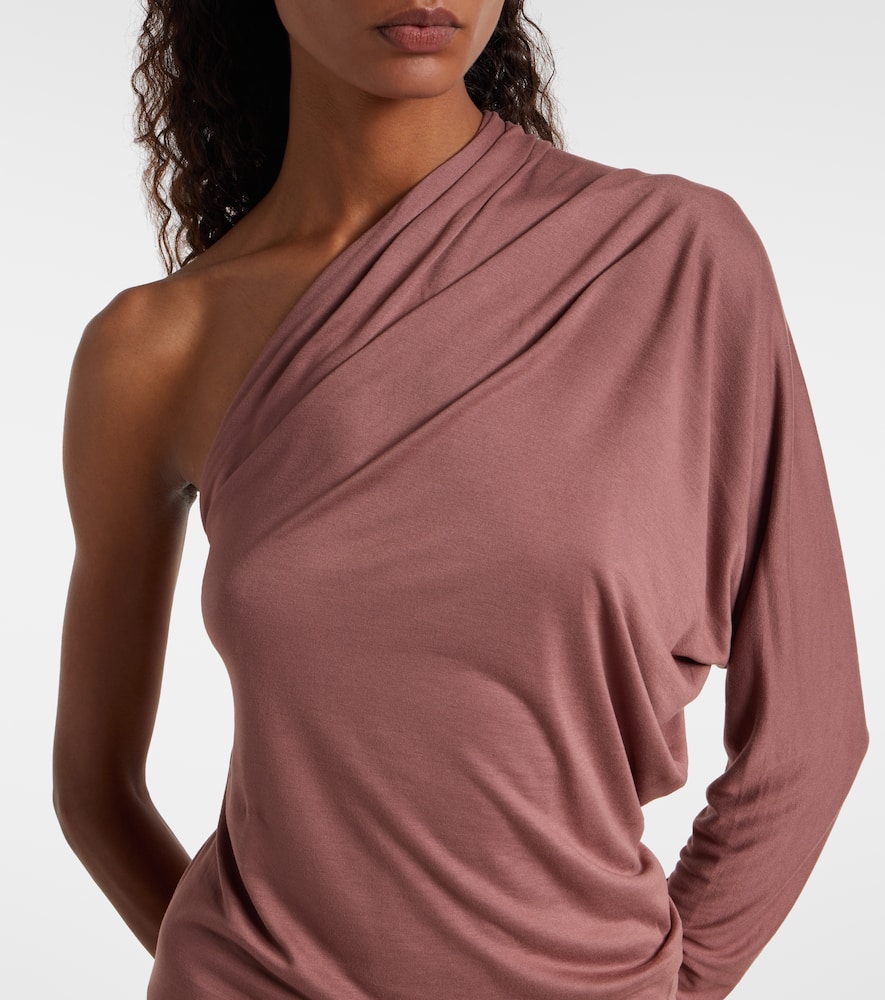 Diana one-shoulder jersey top