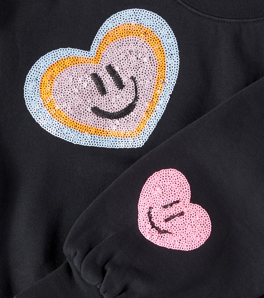 Molo Miki sequined cotton sweatshirt