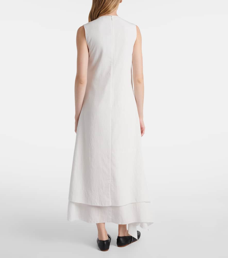 Double-layered maxi dress