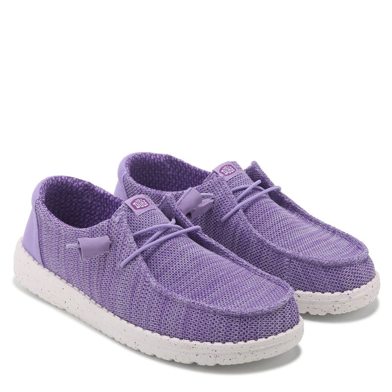 Women's Wendy Stretch Sox Slip On Shoes (Purple)