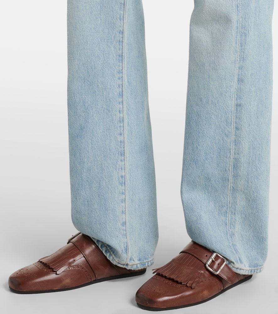 Baretta high-rise straight jeans