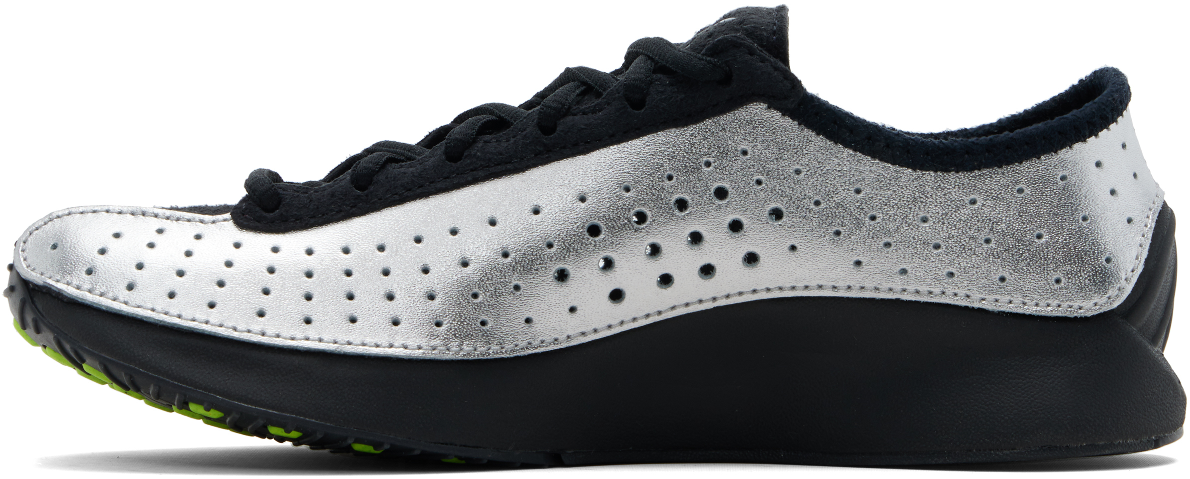 Silver & Black Air Superfly Sneakers