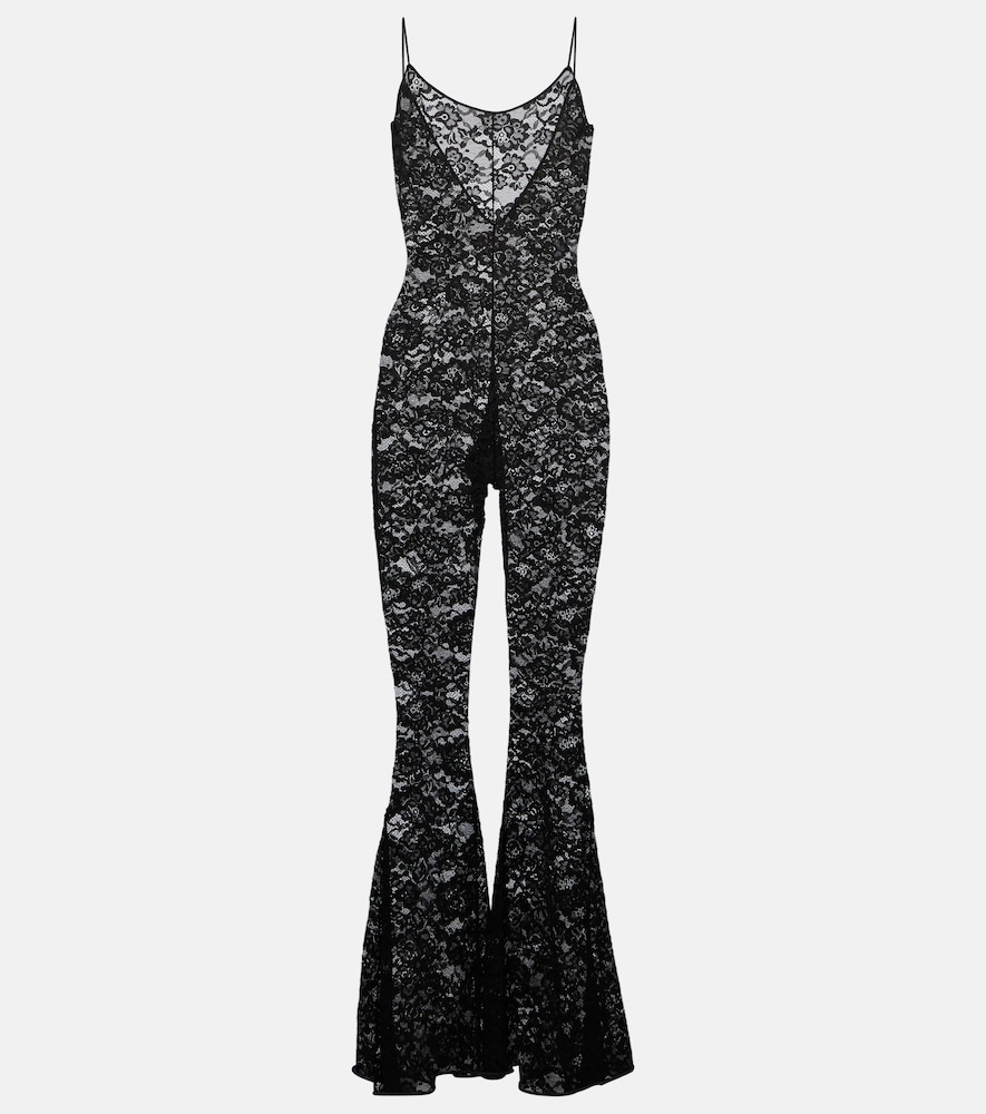 O-Lover floral lace jumpsuit