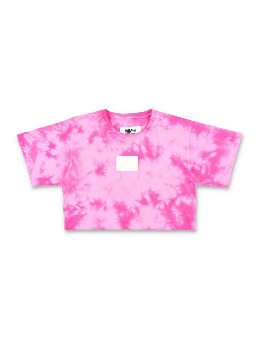 Girls Fuchsia Tie-Dye T-Shirt