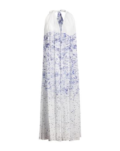 Woman Maxi dress Blue Size 0 Cotton