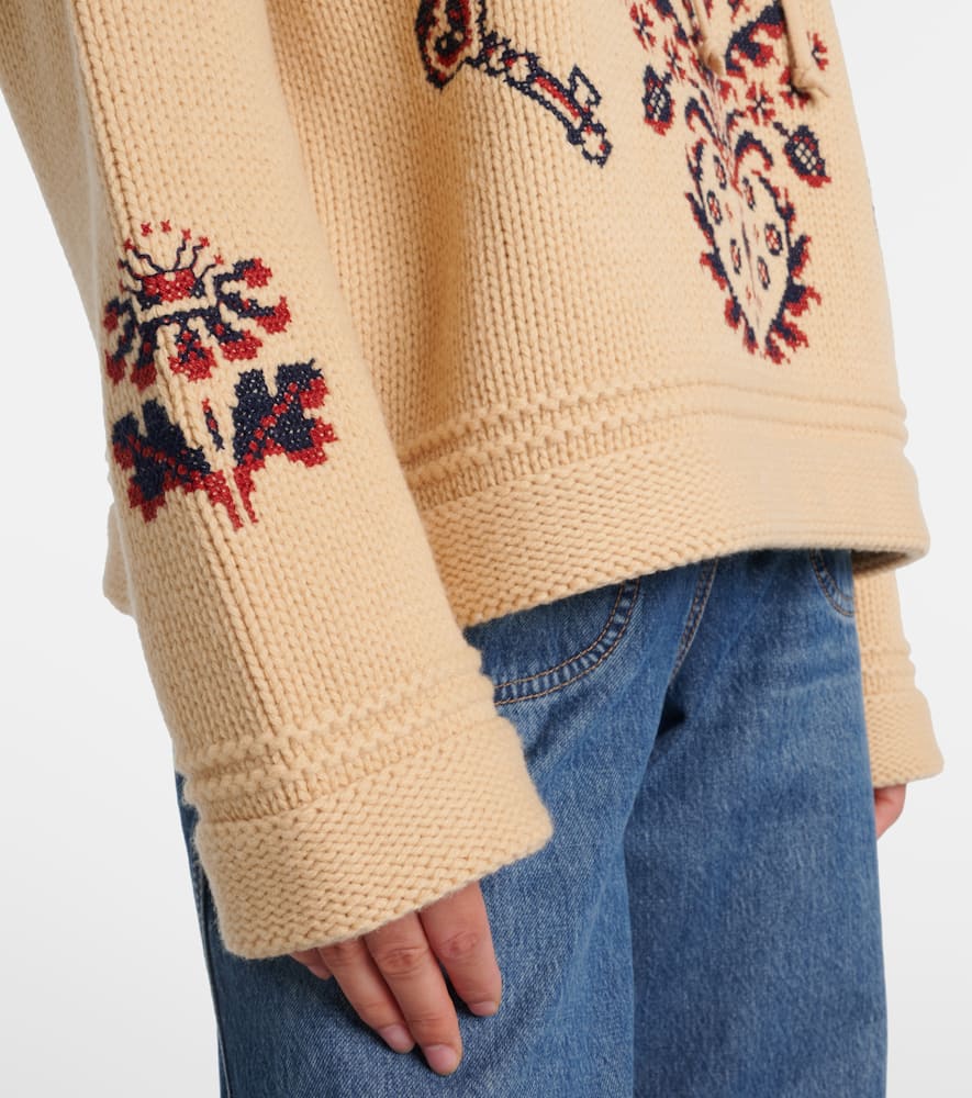 Wool and cashmere sweater