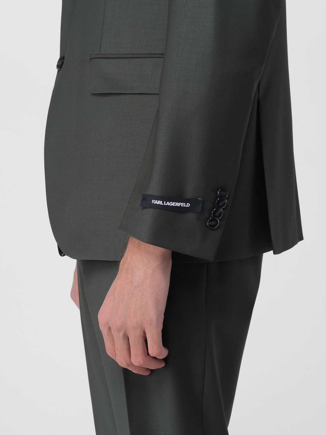 Blazer Men color Green