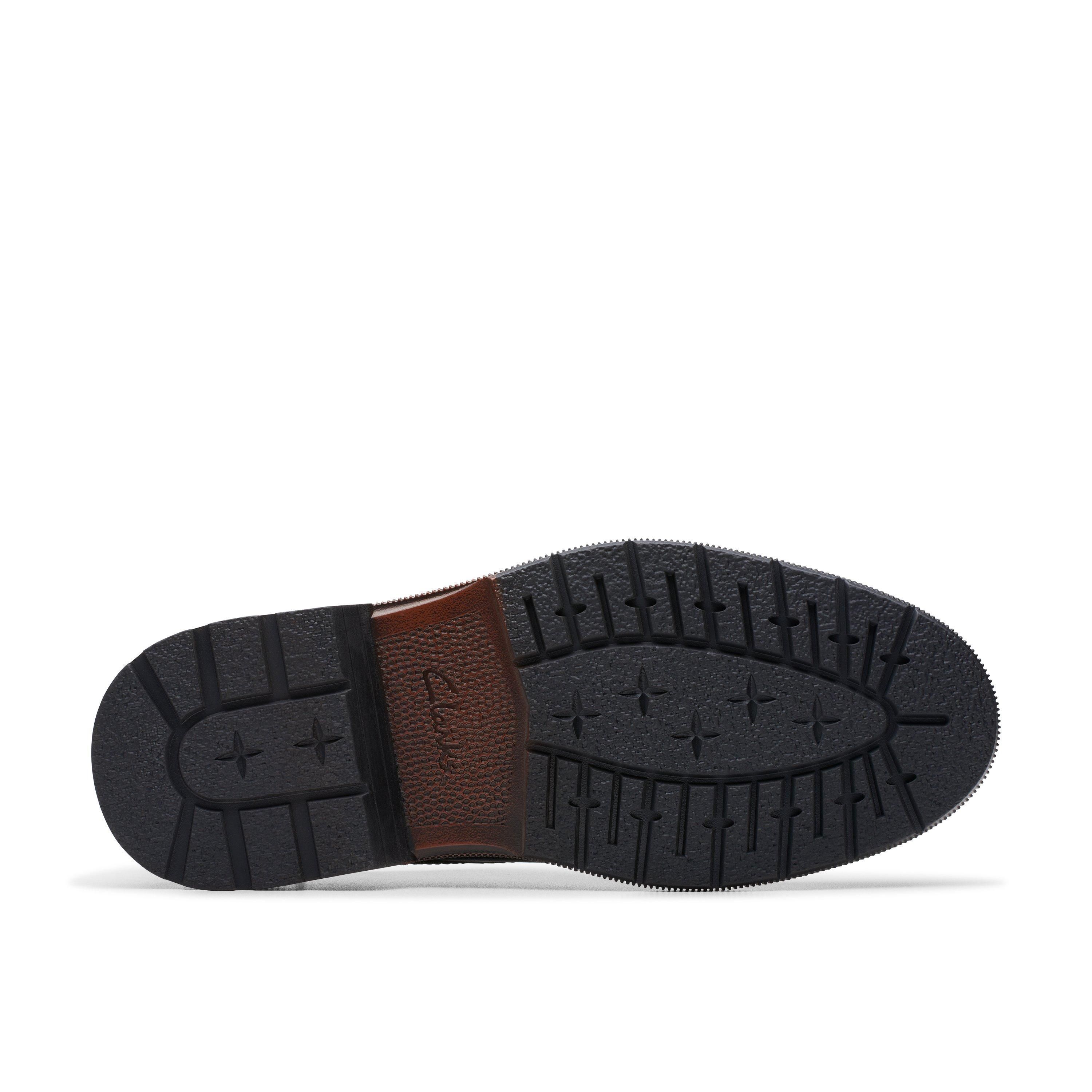 Clarks Burchill Derby Black Leather Derby Shoes,lace Up