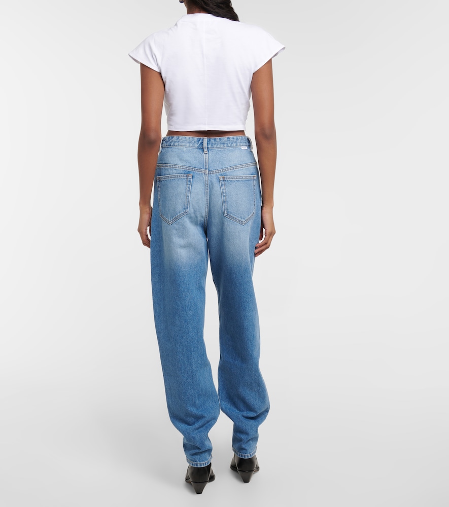 Zineaegz cotton jersey crop top