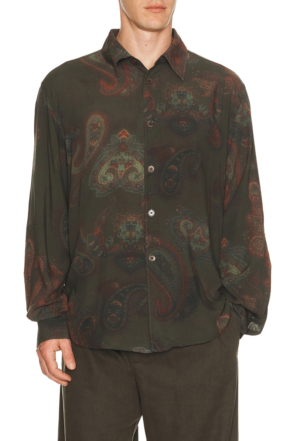 Men's Print Beyond Shirt in Forgotten Paisley