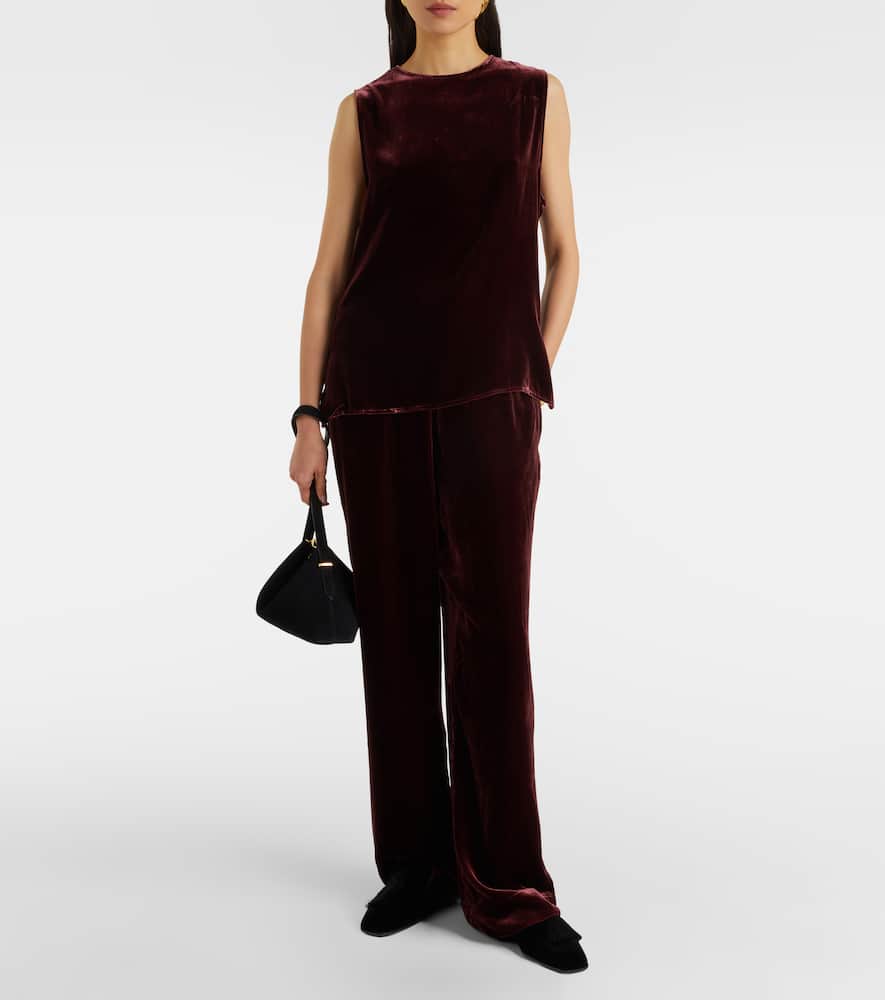 Trento velvet tank top
