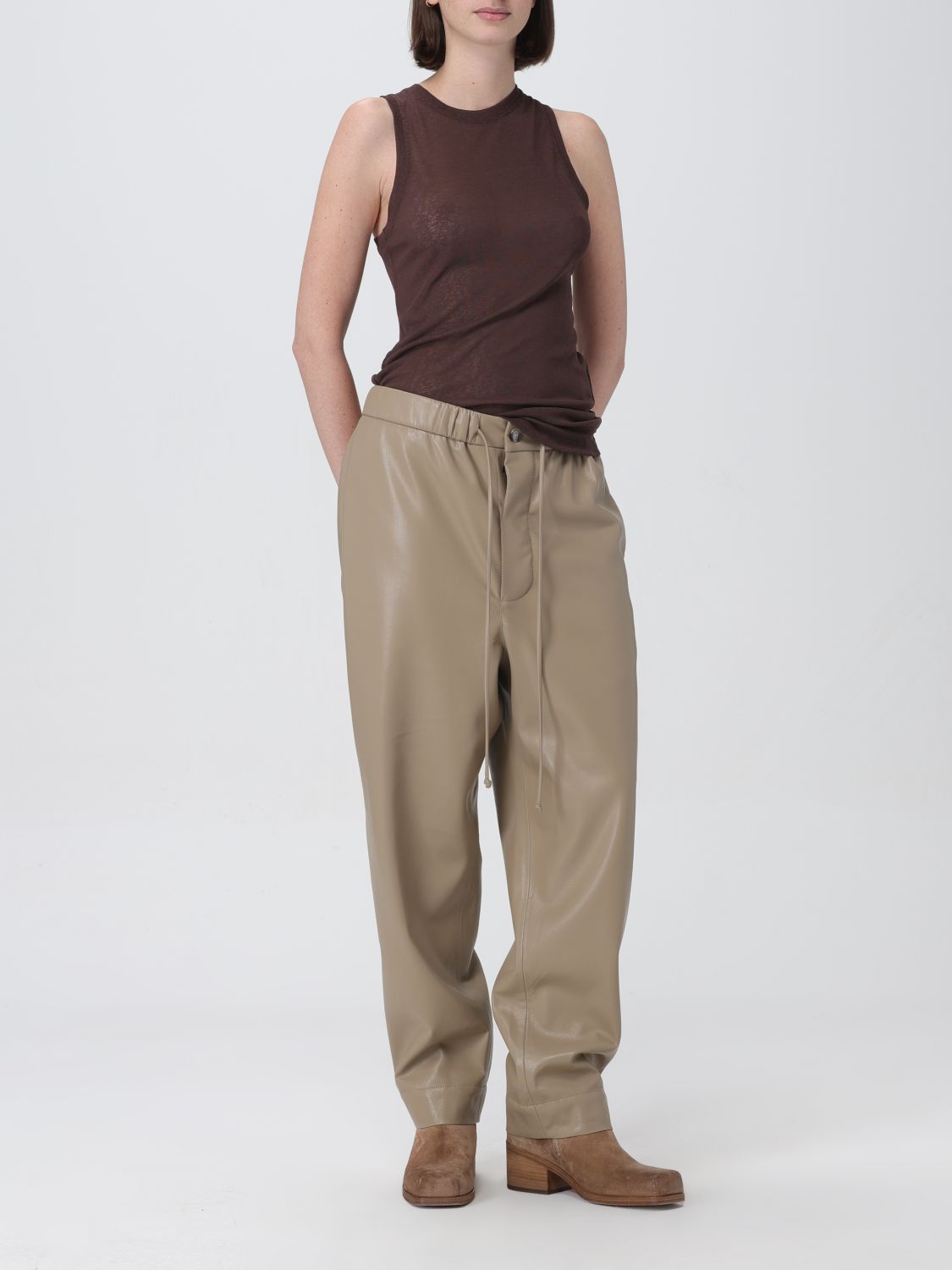 Pants Men color Coffee