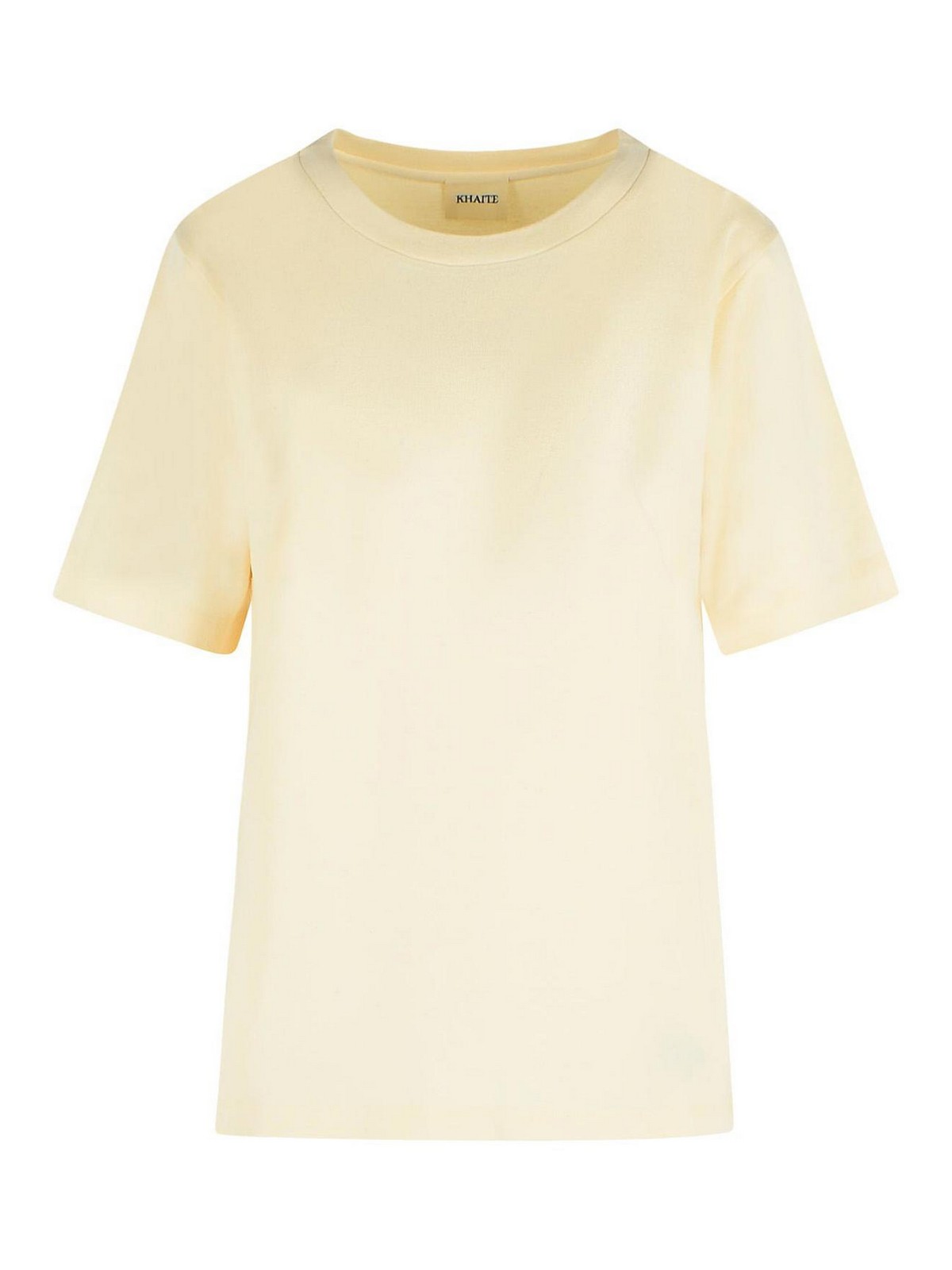 Allen Cream Silk T-Shirt