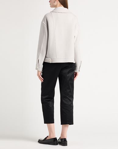 Resort Woman Jacket Light grey Size 4 Virgin Wool, Polyamide