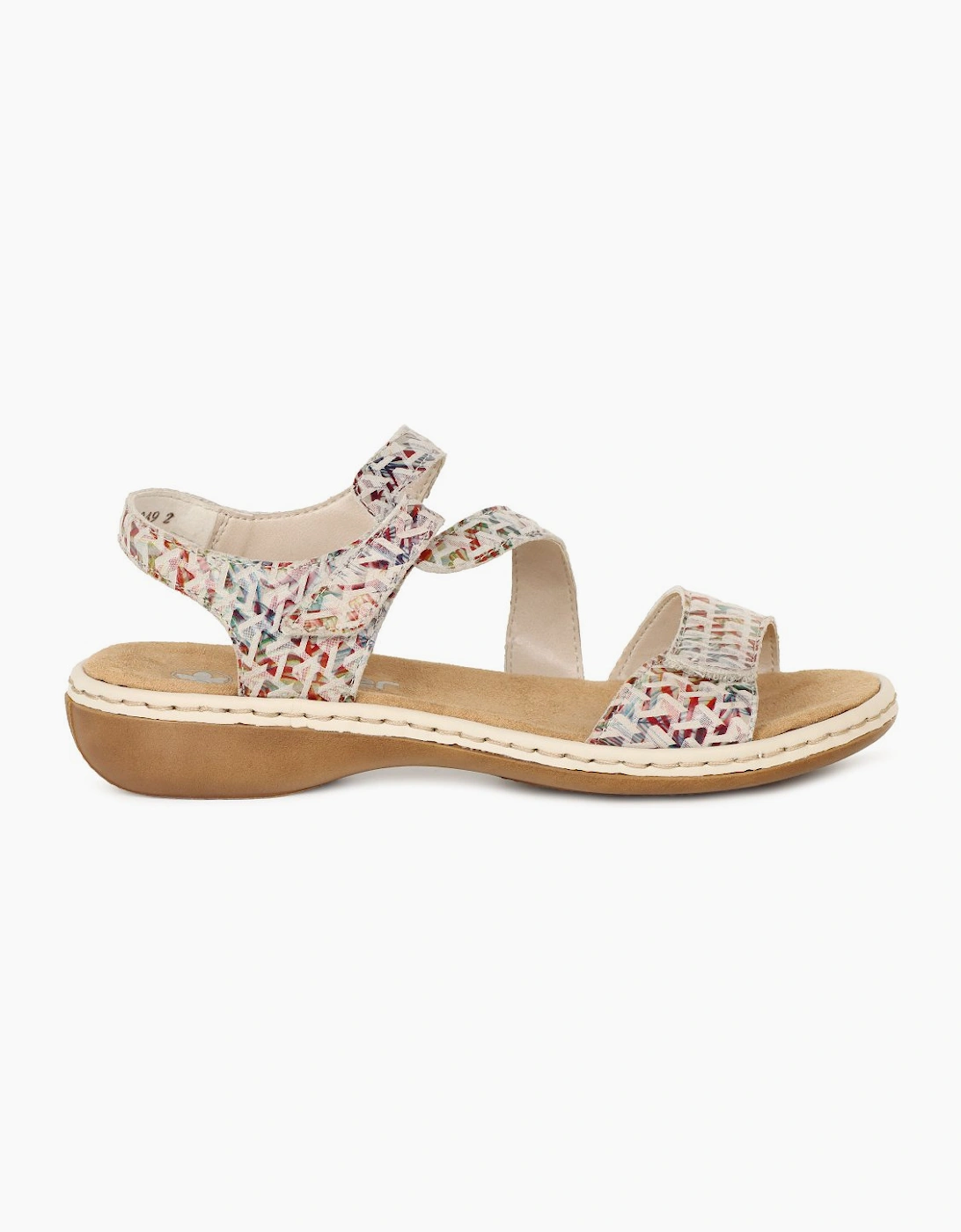 Rieker Women's Sphere Womens Riptape Sandals - Multi Colour
