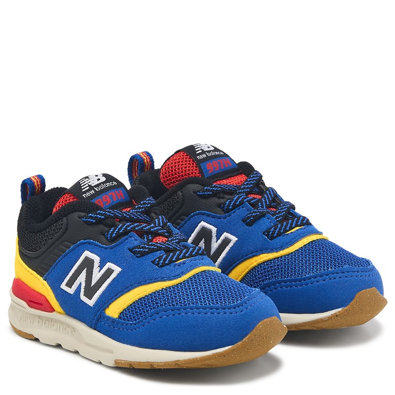 Kids' 997h Slip On Retro Sneaker Toddler Shoes (Blue/Red/Yellow)