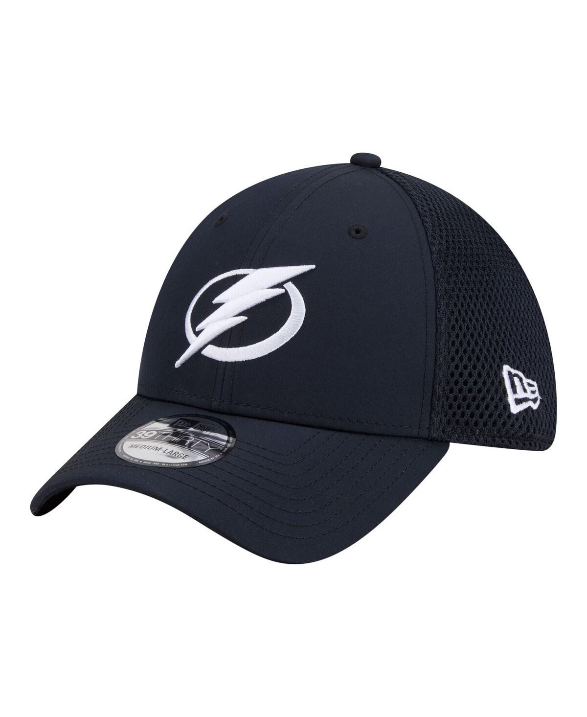 Men's Navy Tampa Bay Lightning Logo 39THIRTY Flex Hat - Navy