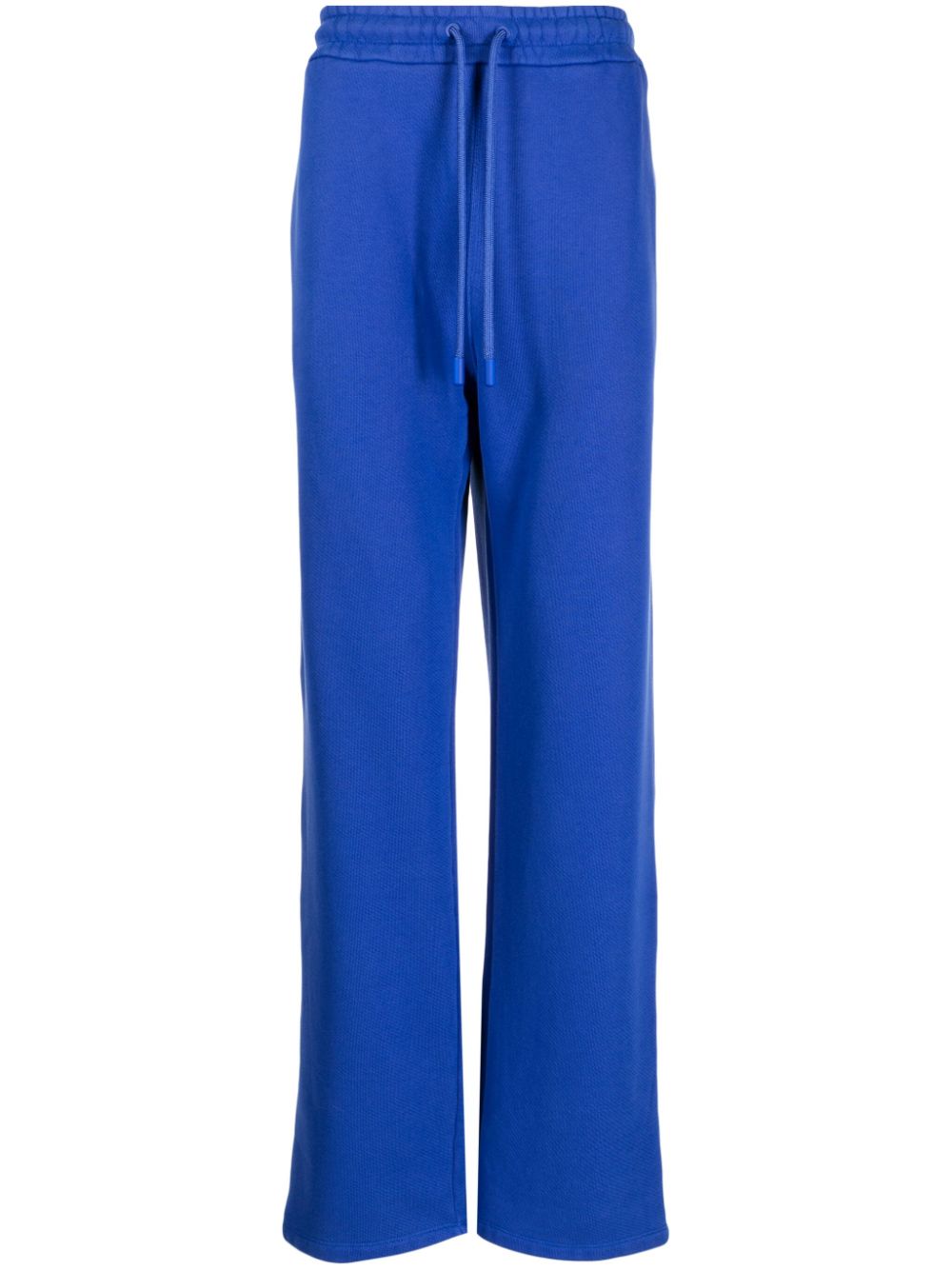 Moon Tab cotton track pants - Blue